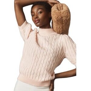 English Factory Blush Knit Sweater